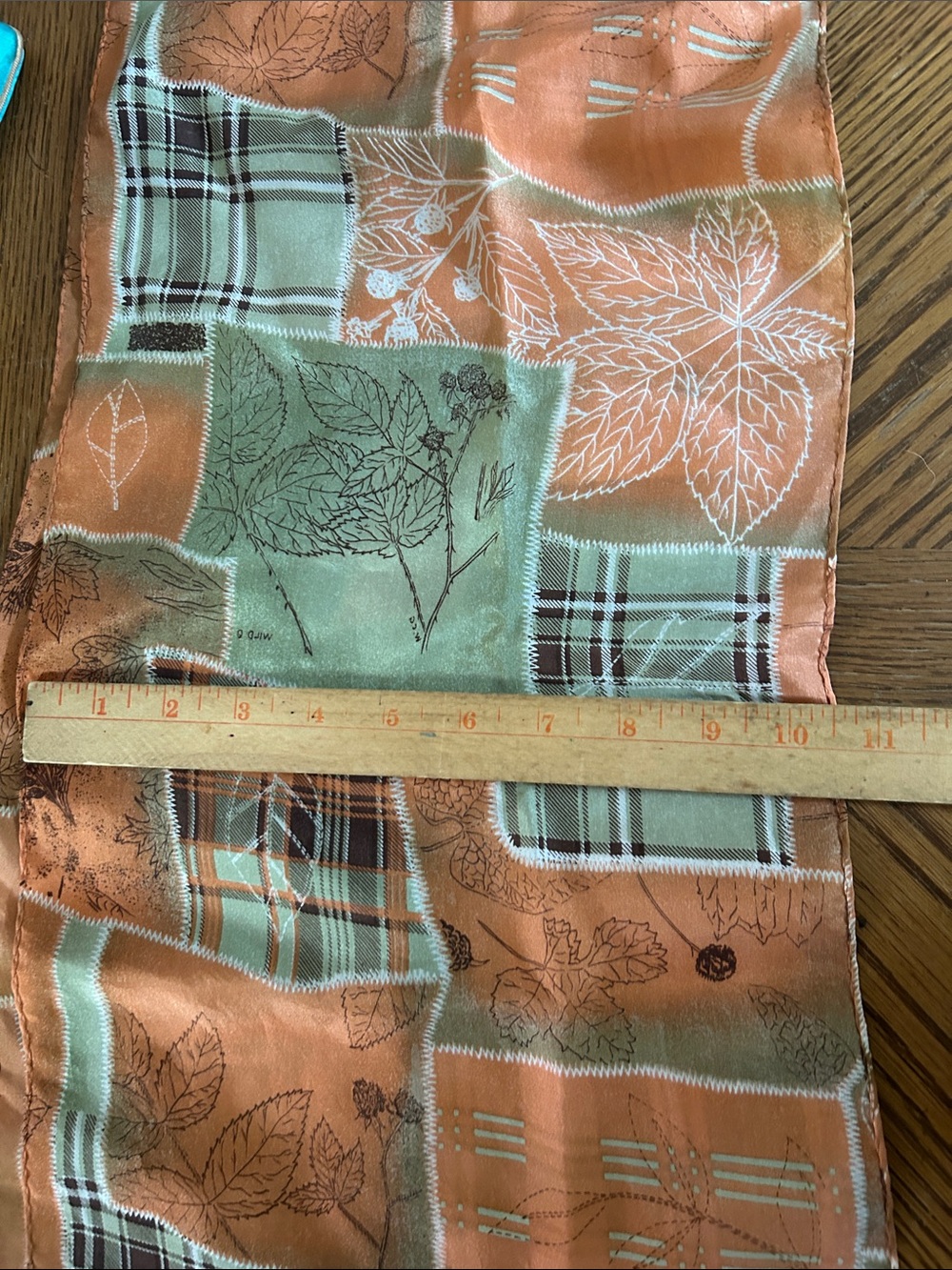 Vintage Patchwork Silk Scarf - Picture 7 of 15